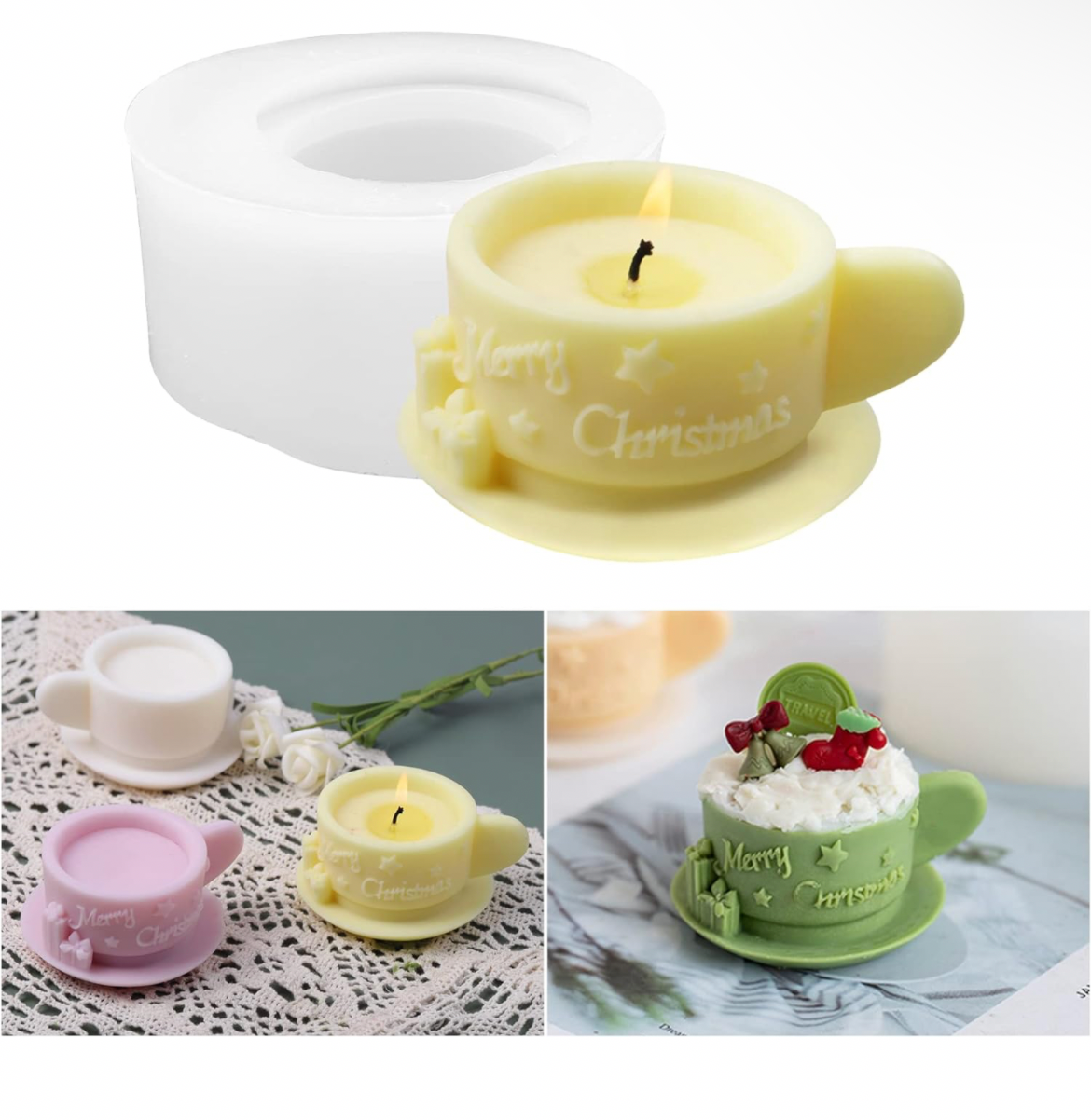 Christmas Cup Candle ☕️🎄🕯️
